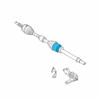 OEM Nissan Rogue Joint Assembly Outer Diagram - 39711-4BA0B