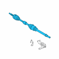 OEM 2017 Nissan Rogue Sport Shaft Assy-Front Drive, LH Diagram - 39101-4BB8E