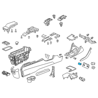 OEM 2020 Honda Civic Holder Assy, Usb Diagram - 39115-TBA-A11