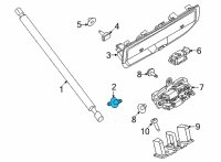 OEM 2021 Ford Bronco Sport Support Cylinder Ball Stud Diagram - -W716319-S450B