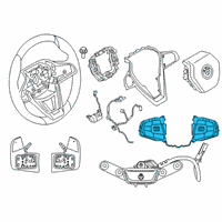 OEM 2018 BMW 640i xDrive Gran Turismo SWITCH, MULTIFUNCT. STEERING Diagram - 61-31-9-327-079
