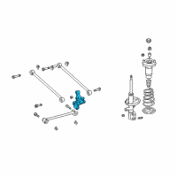 OEM Toyota Highlander Knuckle Diagram - 42305-33020