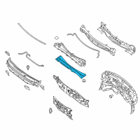 OEM 2013 Nissan Pathfinder Insulator-Cowl Top Diagram - 66891-3JA0A