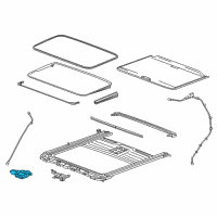 OEM 2017 Cadillac Escalade ESV Motor Diagram - 23241866