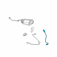 OEM Scion xD Front Oxygen Sensor Diagram - 89467-02040