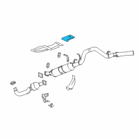 OEM GMC Sierra 1500 Heat Shield Diagram - 20908785