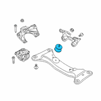 OEM 2018 BMW M4 Transmission Trans Mount Diagram - 22-31-2-284-819