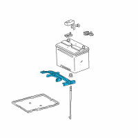 OEM Toyota Hold Down Diagram - 74404-08020