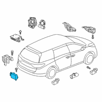 OEM 2018 Honda Odyssey Sensor Assy., Satellite Safing Diagram - 77975-THR-A01