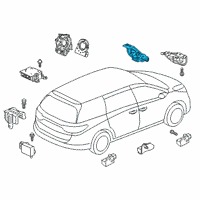 OEM Honda Odyssey Sensor Assy., FR. Crash Diagram - 77930-THR-B21