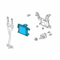 OEM 2019 Honda Fit Radar Sub-Assy. Diagram - 36802-T5A-J12