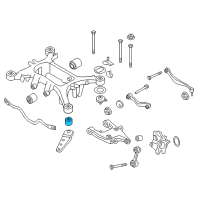 OEM BMW 740Li xDrive Rubber Mounting Rear Diagram - 33-31-6-852-047