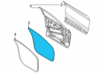 OEM 2022 Ford Mustang Mach-E WEATHERSTRIP Diagram - LJ8Z-5820530-A