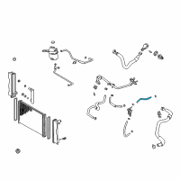 OEM 2005 Toyota Celica Outlet Hose Diagram - 16261-22040