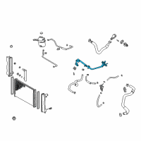 OEM 2000 Toyota Celica Radiator Hose Diagram - 1626822040