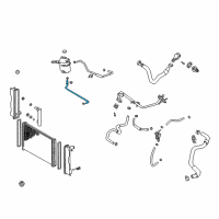 OEM 2001 Toyota Celica Overflow Hose Diagram - 16264-22040