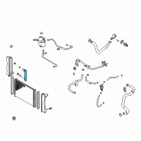 OEM 2002 Toyota Celica Transmission Cooler Diagram - 16491-7A070
