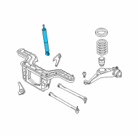 OEM 2005 Ford Escape Shock Diagram - 7M6Z-18125-AB