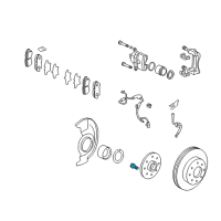 OEM 2013 Acura TL Bolt, Wheel (M14) Diagram - 90113-TK4-A01