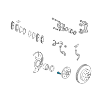 OEM 2010 Acura TL Bolt, Wheel (M14) Diagram - 90113-TK4-A01