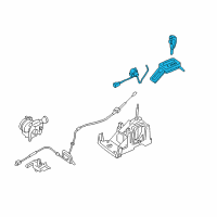 OEM 2007 Ford Freestyle Shifter Assembly Diagram - 5G1Z-7210-K