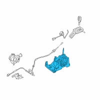 OEM Ford Freestyle Shift Housing Diagram - 4F9Z-7210-AA