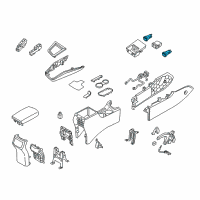 OEM 2019 Hyundai Kona Accessory Socket Assembly Diagram - 95120-C1100