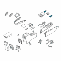 OEM 2020 Hyundai Elantra GT Accessory Socket Assembly Diagram - 95120-C1100