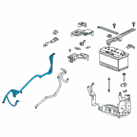 OEM 2021 Chevrolet Blazer Positive Cable Diagram - 84222577