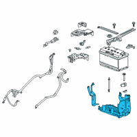 OEM 2019 Chevrolet Blazer Battery Tray Diagram - 84828932