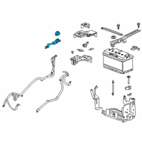 OEM Cadillac Positive Cable Diagram - 84681646