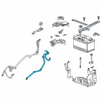 OEM 2020 Chevrolet Blazer Negative Cable Diagram - 84620571