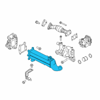 OEM Nissan Titan XD Exhaust Rcn Cooler Kit Diagram - 14735-EZ49C