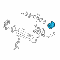 OEM 2017 Nissan Titan XD REMAN Kit-Exhaust RECIRC Valve Diagram - 14710-EZ49ARE