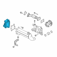 OEM 2017 Nissan Titan XD REMAN Kit-Exhaust RECIRC Valve Diagram - 14710-EZ49BRE