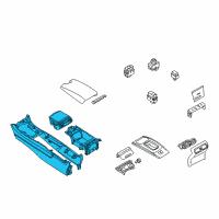 OEM Infiniti Q60 Body - Console Diagram - 96911-1VW1C