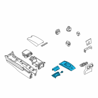 OEM Infiniti Q60 FINISHER-Console Indicator Diagram - 96941-1NG9C