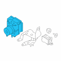 OEM 2014 Nissan Murano Aniti Skid Actuator And Ecu Assembly Diagram - 47660-1V40B