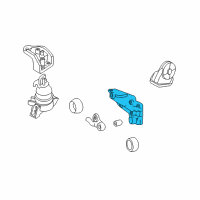 OEM 2003 Hyundai Santa Fe Bracket Assembly-Engine Support Diagram - 21610-38219