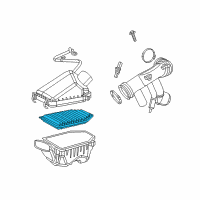 OEM Jeep Wrangler JK Filter-Air Diagram - 68257791AB