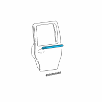 OEM 1997 Ford Expedition Weather Strip Diagram - F85Z7825596CA