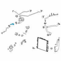OEM 2012 Cadillac CTS By-Pass Hose Diagram - 25942705