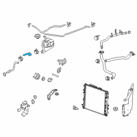 OEM Cadillac By-Pass Hose Diagram - 25942705