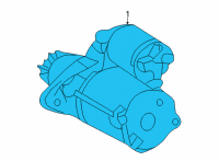 OEM Lexus NX350h STARTER ASSY Diagram - 28100-24140