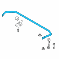 OEM 2021 BMW 530e Stabilizer, Rear Axle Diagram - 33-50-6-861-458