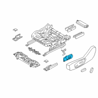 OEM 2015 Ford Fusion Adjuster Switch Diagram - DG9Z-14A701-ABB