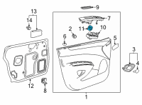 OEM Chevrolet Spark Lock Switch Diagram - 95961445