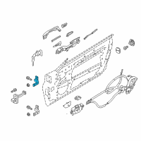 OEM 2018 Infiniti Q60 Hinge Assy-Front Door, Upper RH Diagram - 80400-JL00B