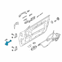 OEM 2017 Infiniti Q60 Link Assy-Check, Front Door RH Diagram - 80430-5CA0A