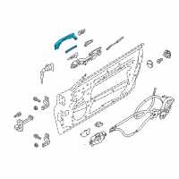 OEM Infiniti Grip-Outside Handle, LH Diagram - 80641-5CA1A